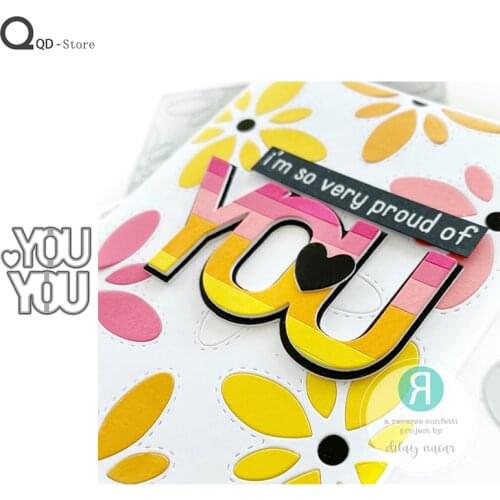 You English Words Cutting Dies Stamps Dies Scrapbooking Mold Cut Handmade Tools DIY Craft Decoration Metal Cutting Dies New 2020