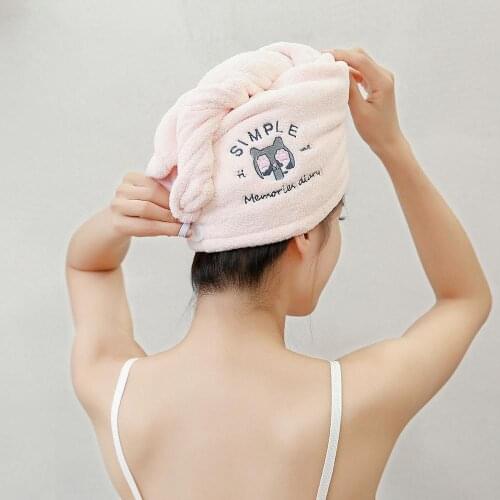1pc Soft Women Towels Bathroom Coral Velvet Hair Towel Bath Towel Shower Cap Wrapped Towels Bathroom Drying Strong