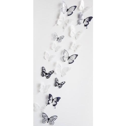 12pcs 3D Butterfly Wall Stickers Art Removable Room Party Wedding Decor Home Wall Sticker for Kids Room decor