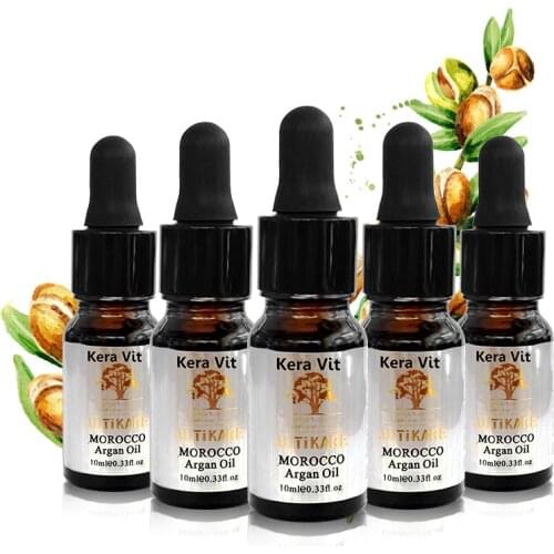 Arganmidas 10ml Argan Oil Preferential Suit 5pcs Moroccan Nut Moisturizing Damaged Hair Treatment Products