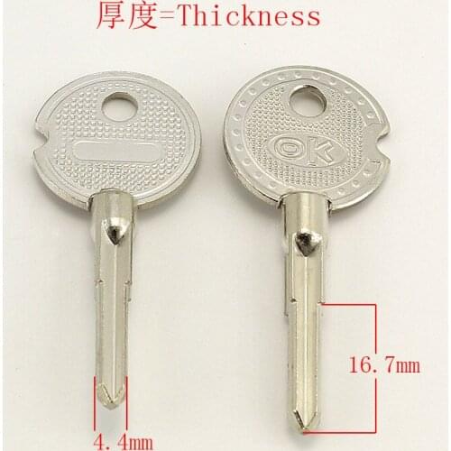 A504 OK Small Cross Iron Blank Key Door Key 10 Pieces/Lot