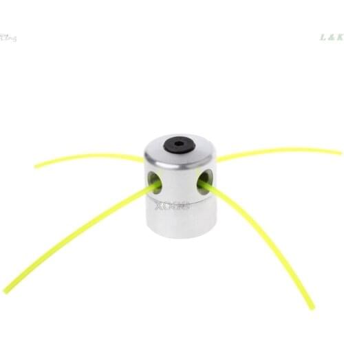 Aluminum Grass Trimmer Head w/ 4 Lines Brush Cutter Head Lawn Mower Accessories M03 dropship