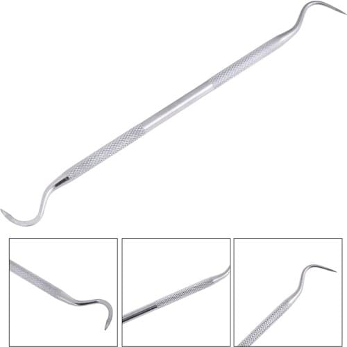 Double-ended Design Tooth Scaler Dentistry Instrument Dental Examine Teeth Cleaning Tool Stainless Steel Tooth Care Tool