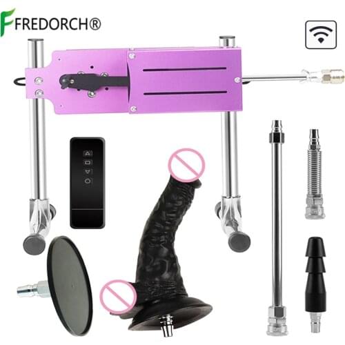 Fredorch New Updated F22 Four Color Sex Machine Wireless Remote Control Fucking Machine Gun with VAC-U-Lock Dildo Adult Products