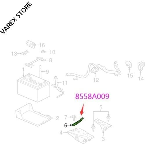 Bracket for battery base for Mitsubishi Outlander OEM: 8558A009