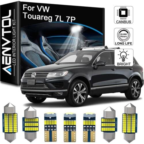 Seker Canbus LED Interior Lights For VW Volkswagen Touareg 7L 7P Vehicle Accessories Dome Map Trunk No Error Bulbs Kit