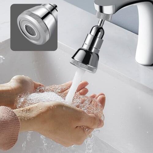 Full Copper Kitchen Faucet Aerator Splash-proof Dish Sprayer Aerator 2 Gears