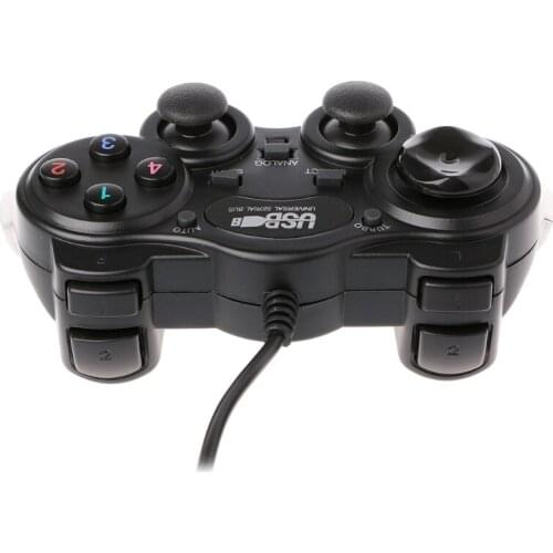 USB 2.0 Gamepad Gaming Joystick Wired Game Controller For PC Computer Laptop