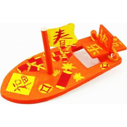 DIY Kits Wooden Sailboat Ship Model Painting Educational Children Kids kindergarten Decoration Gift