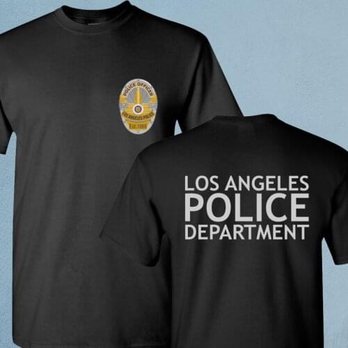 New Los Angeles Police Department Lapd Swat Black T-Shirt