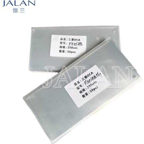 250UM 50pcs/bag OCA film For Google Pixel 3 XL 3XL 3A XL 3AXL 4A 5G 4XL 2XL 5 Glass LCD For Mitsubishi OCA Adheisve Glue Repair