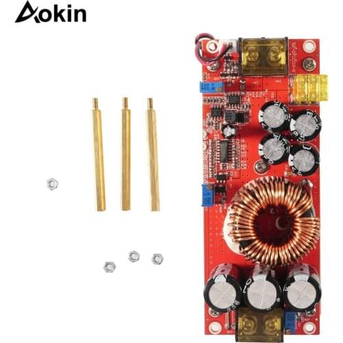 1500W 30A Voltage Step Up Converter Boost CC CV Power Supply Module Step Up Constant Current Module DC-DC 10-60V to 12-97V