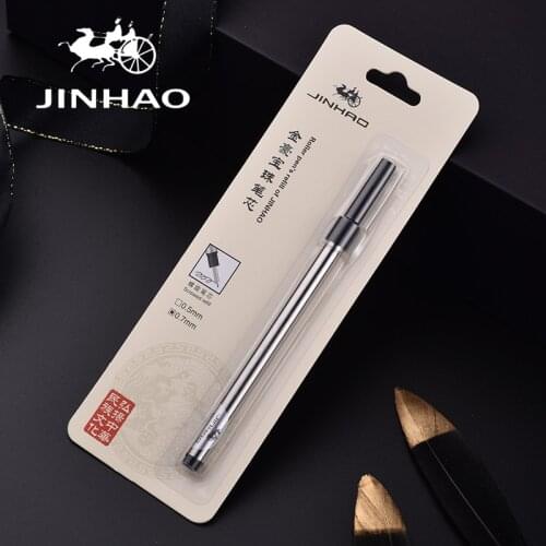 10PCS Set Jinhao Ballpoint Pen Refill 0.5mm 0.7mm Nib Black and Blue Ink Office School Stationery