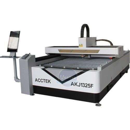 AKJ1325F 1300*2500 mm Fiber Laser Cutting Machine For Steel