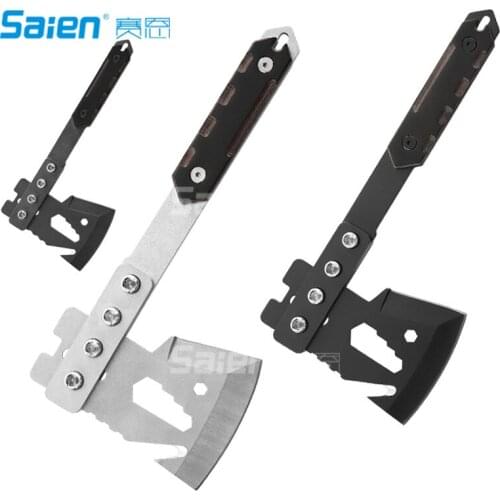 Camping Axe Multi-function Gardening Axes Stainless Steel Hunting Hatchet, Non-Slip Handle, for Camping, Hiking, Hunting,Gift f