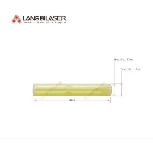 Lamp flow tube ,size : 87 *15*13 , can filter UV lamp flow tube , lamp flow tube for IPL handpiece