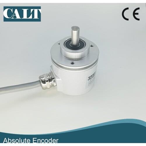 High precision SSI interface Gray code 12 bits CAS60R12E10SGB IP67 clamping solid shaft single turn absolute rotary encoder