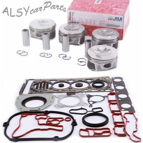 YMM 82.51mm Engine Piston & Cylinder Head Gasket Oil Seal Repair Kit For Audi A4 Q5 VW Passat Jetta Skoda 2.0T 06H 107 065 AB