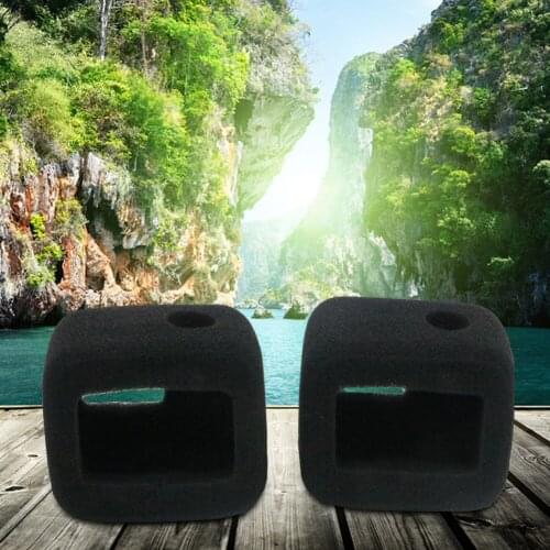 2 Pack Windshield Wind Noise Reduction Foam Sponge Cover Windproof Housing Case For GoPro Hero 7 Black Camera Equipment