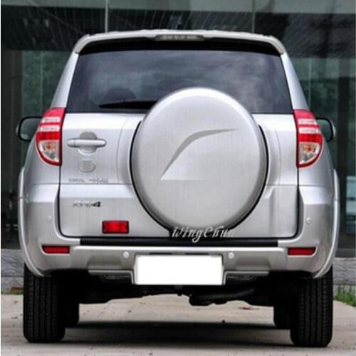 3Color Black,White,Silver High quality ABS Spare Tire Cover Plastic Spare Tire Cover Fit For 09-12 Toyota Rav4 RAV4 Toyota RAV4