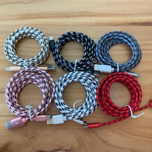 500pcs Wholesale Type C 8pin Micro USB Cable Phone Fast Charge Cable for Xiaomi Redmi Note5 Micro Data Cord for Samsung IPhone