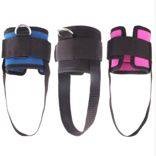 D-ring Ankle Straps Pedal Rope Ankle Buckle Leg Training Fitness Gear Leg Pulley Weight Lifting