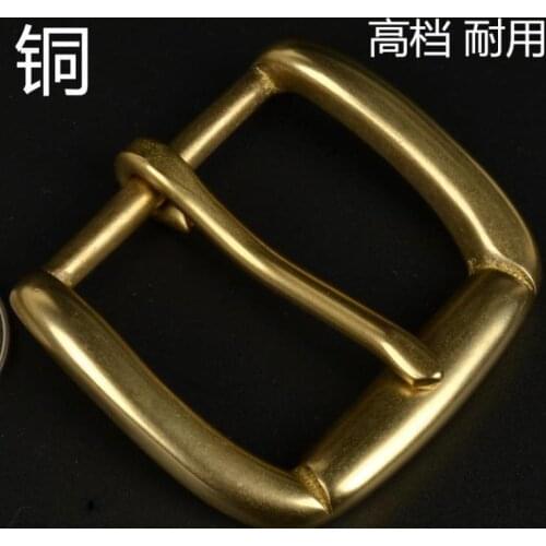 Designer leather craft Solid brass DIY leather craft belt pin buckle 40mm inner width