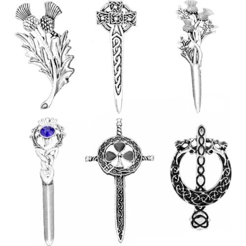 HANCHANG Flower Brooches For Clothes