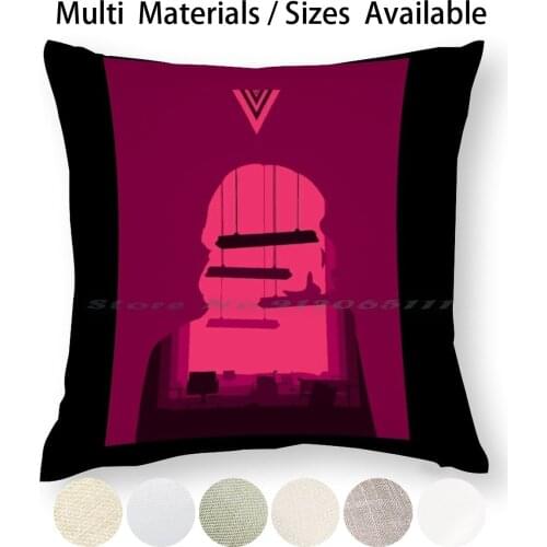 Jesse Faden-Minimalist Silhouette Style-Video Game Art Pillow Case Throw Pillow Cover Cotton Linen Flax Film Silhouette Show