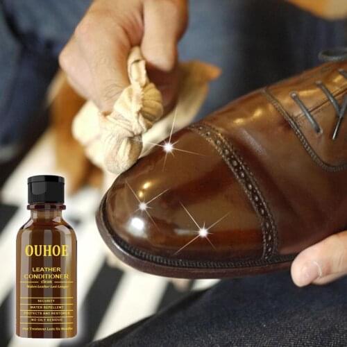 30/100ML Leather Refurbishing Brown Fluid Honey Conditioner For Clothing Furniture Garment Car Interior Shoe Bag Accessories