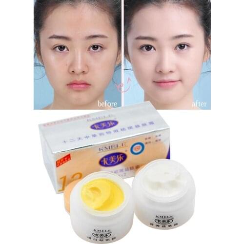Whitening Cream Effect Morning And Evening Cream 2 Pcs Set Face Cream Morning And Night Cream Combo Set Effect Serum Cream