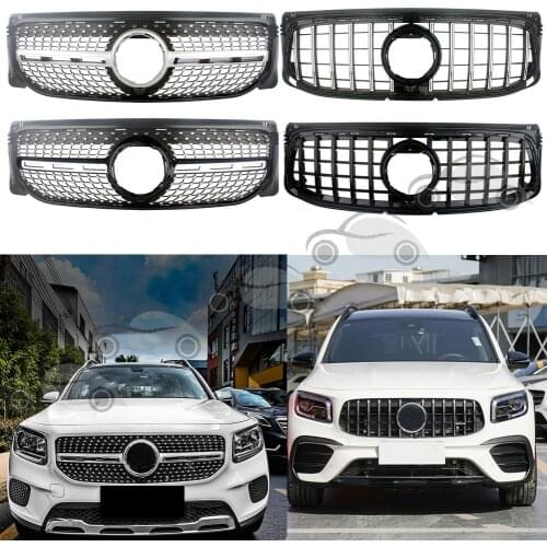 Front Bumper Racing Grill Billet Grille Cover For Mercedes-Benz X247 GLB-Class 2020 2021 Deluxe General