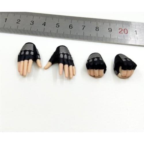 For Sale 1/6th SUPER DUCK SET055 Final Fantasy Tifa Fighting Goddess Female Gloved Hand Model 4PCS/SET For 12inch Doll Figures