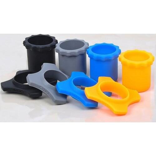 Wired/wireless microphone soft silicone skidproof case mic anti-slip base non-skid ring KTV replacement drop resistance circle