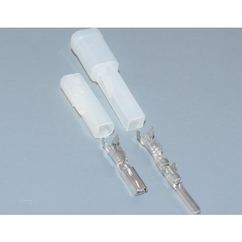 Shhworldsea 1pin auto wiring harness plug female male part of 6242-1011 electric cable plug unsealed connector plug