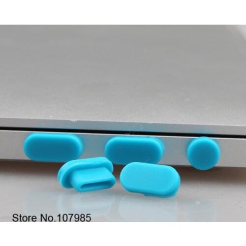 Silicone Dust Plug USB Ports Protector Sets For MacBook Pro 13 15 with/without Touch bar A1706 A1708 A1707 A1534 A1932 Laptop