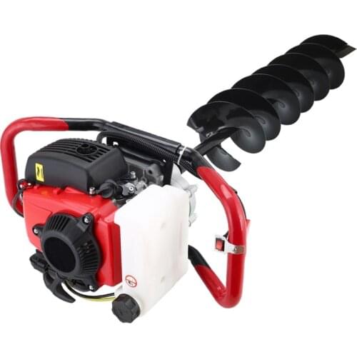 Engine Drilling Machine High Power Hole Pile Driver Gasoline Tree Planting Garden Construction Tool Farming DIY Device Accessory