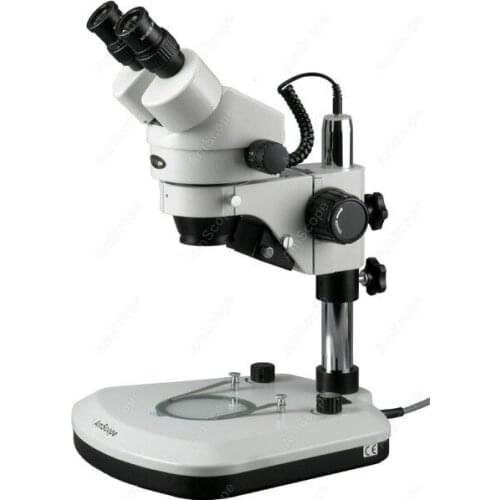 LED Binocular Stereo Zoom Microscope--AmScope Supplies New LED Binocular Stereo Zoom Microscope 3.5X-90X