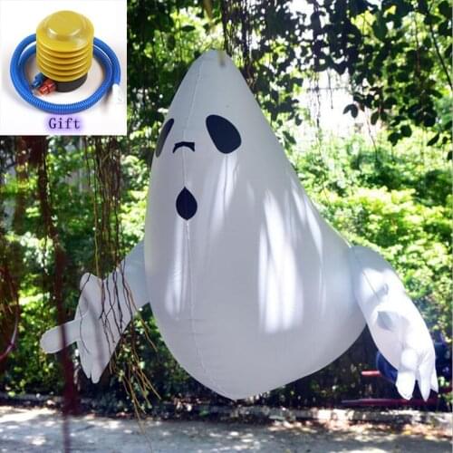 Halloween Decoration PVC Inflatable Giant Animated Ghost Outdoor Yard Shopping Mall Decoration for Outdoor Event Halloween Toy