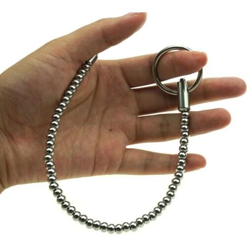 Electro Shock Accessory 275mm length With 6mm Diameter Bead Sounds Dilator Urethral Sounding Urethral Catheter Sounds Sex Toys