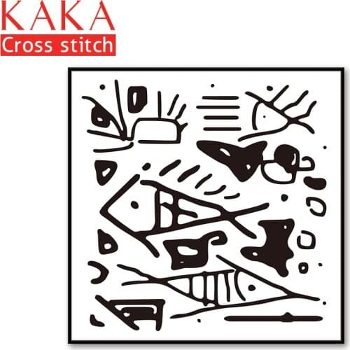 Cross stitch kits,Embroidery needlework sets with printed pattern,11CT-canvas for Home Decor Painting,Cartoon Full NCKC035