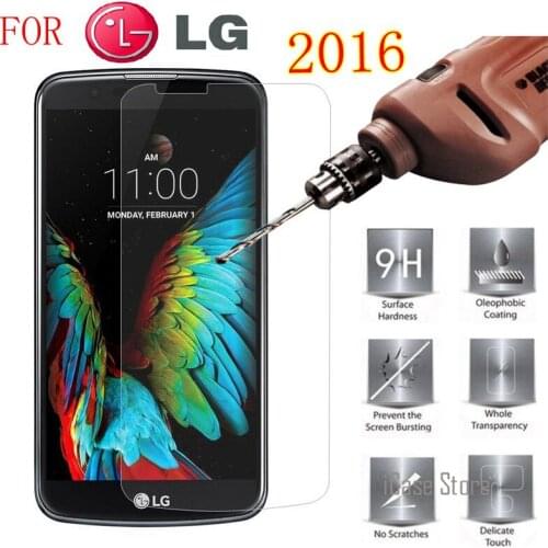 Tempered Glass For LG K10 K430DS K420N K430DSF K 430DS 420N 430DSF Q6 X220 X 220 Screen Protector Glass Film 2016