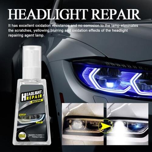 30ML/60ML Car Headlight Agent Repair Fluid Lampshade Scratch Polishing Tool Auto Car Accessories Polishing Headlight Agent