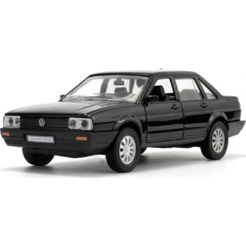 Santana ordinary alloy car model acousto optic return force childrens toys childrens birthday Christmas New Year gift