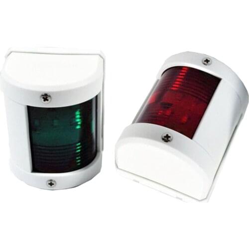 1 Pair Red & Green LED Marine Boat Navigation Lights Sailing Signal Lamp DC12V
