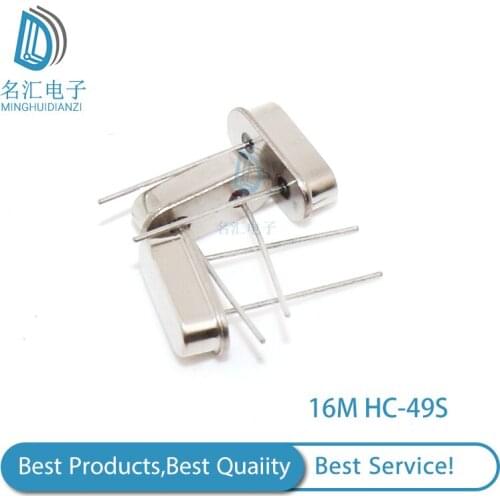 10pcs HC-49s 16MHz Oscillator quartz resonator HC49S 49S 16M 16.000mhz crystal