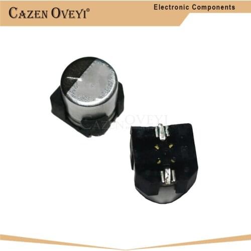 10pcs/lot Electrolytic capacitor 35V330UF 10*10mm SMD aluminum electrolytic capacitor 330uf 35v