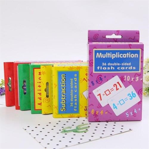 Children Educational Filling In The Blank Mathematics Card 2020 Addition Subtraction Multiplication Division Baby Arithmetic Toy