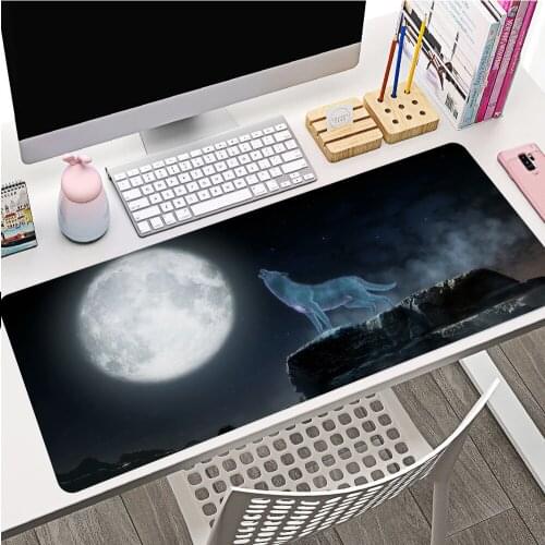 Wolf Light Forest Wild High Quality Laptop Gaming Mice Mousepad Size for Deak Mat for overwatch/cs go/world of warcraft