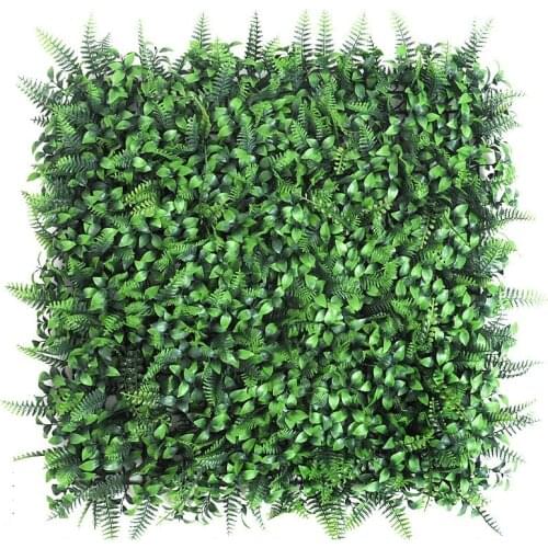 Artificial Plant Panel Vertical Decor Green Fern Fake Plant Wall Garden Decoration Faux Hanging Plant Plantas Artificiales